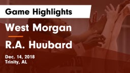 West Morgan  vs R.A. Huubard Game Highlights - Dec. 14, 2018