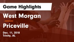 West Morgan  vs Priceville  Game Highlights - Dec. 11, 2018