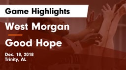 West Morgan  vs Good Hope Game Highlights - Dec. 18, 2018