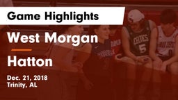 West Morgan  vs Hatton  Game Highlights - Dec. 21, 2018