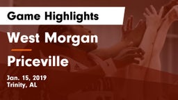 West Morgan  vs Priceville  Game Highlights - Jan. 15, 2019