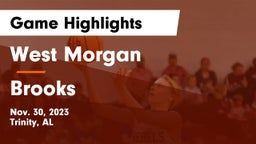 West Morgan  vs Brooks  Game Highlights - Nov. 30, 2023