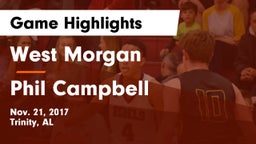 West Morgan  vs Phil Campbell Game Highlights - Nov. 21, 2017