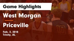 West Morgan  vs Priceville  Game Highlights - Feb. 2, 2018