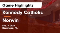 Kennedy Catholic  vs Norwin  Game Highlights - Feb. 8, 2020