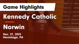 Kennedy Catholic  vs Norwin  Game Highlights - Dec. 27, 2023