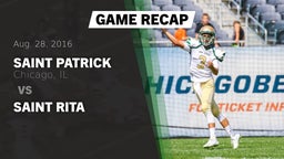 Recap: Saint Patrick  vs. Saint Rita 2016