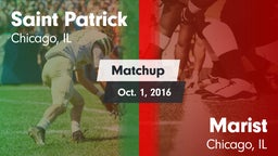 Matchup: Saint Patrick High vs. Marist  2016