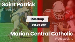 Matchup: Saint Patrick High vs. Marian Central Catholic  2017