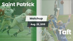 Matchup: Saint Patrick High vs. Taft  2018