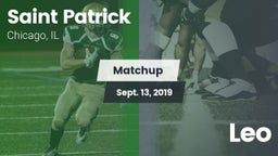 Matchup: Saint Patrick High vs. Leo  2019