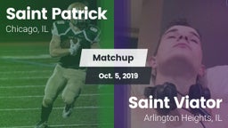 Matchup: Saint Patrick High vs. Saint Viator  2019
