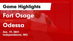 Fort Osage  vs Odessa  Game Highlights - Jan. 19, 2021
