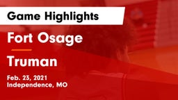 Fort Osage  vs Truman  Game Highlights - Feb. 23, 2021