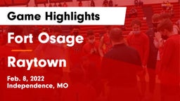 Fort Osage  vs Raytown  Game Highlights - Feb. 8, 2022