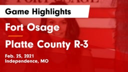 Fort Osage  vs Platte County R-3 Game Highlights - Feb. 25, 2021
