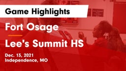 Fort Osage  vs Lee's Summit HS Game Highlights - Dec. 13, 2021