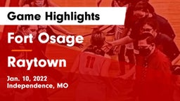 Fort Osage  vs Raytown  Game Highlights - Jan. 10, 2022