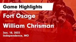 Fort Osage  vs William Chrisman  Game Highlights - Jan. 18, 2022