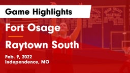 Fort Osage  vs Raytown South  Game Highlights - Feb. 9, 2022