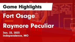 Fort Osage  vs Raymore Peculiar  Game Highlights - Jan. 23, 2023