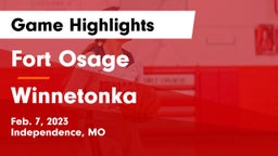 Fort Osage  vs Winnetonka  Game Highlights - Feb. 7, 2023