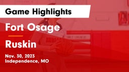 Fort Osage  vs Ruskin  Game Highlights - Nov. 30, 2023