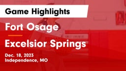 Fort Osage  vs Excelsior Springs  Game Highlights - Dec. 18, 2023
