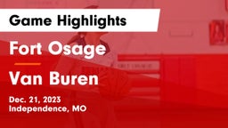 Fort Osage  vs Van Buren  Game Highlights - Dec. 21, 2023