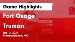 Fort Osage  vs Truman  Game Highlights - Jan. 2, 2024