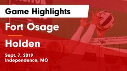 Fort Osage  vs Holden  Game Highlights - Sept. 7, 2019