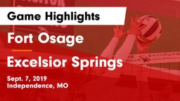 Fort Osage  vs Excelsior Springs  Game Highlights - Sept. 7, 2019