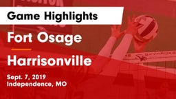 Fort Osage  vs Harrisonville  Game Highlights - Sept. 7, 2019