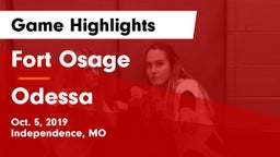 Fort Osage  vs Odessa  Game Highlights - Oct. 5, 2019