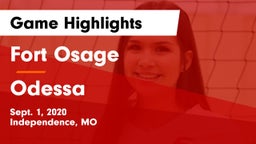 Fort Osage  vs Odessa  Game Highlights - Sept. 1, 2020