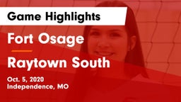 Fort Osage  vs Raytown South  Game Highlights - Oct. 5, 2020