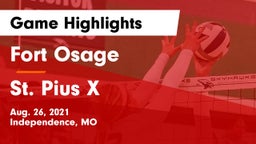 Fort Osage  vs St. Pius X  Game Highlights - Aug. 26, 2021