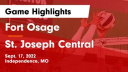 Fort Osage  vs St. Joseph Central Game Highlights - Sept. 17, 2022