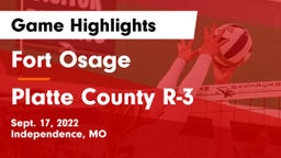 Fort Osage  vs Platte County R-3 Game Highlights - Sept. 17, 2022