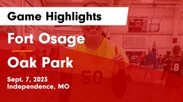 Fort Osage  vs Oak Park  Game Highlights - Sept. 7, 2023
