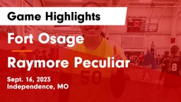 Fort Osage  vs Raymore Peculiar  Game Highlights - Sept. 16, 2023