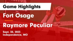 Fort Osage  vs Raymore Peculiar  Game Highlights - Sept. 30, 2023