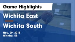 Wichita East  vs Wichita South  Game Highlights - Nov. 29, 2018