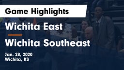 Wichita East  vs Wichita Southeast  Game Highlights - Jan. 28, 2020