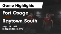 Fort Osage  vs Raytown South  Game Highlights - Sept. 19, 2022