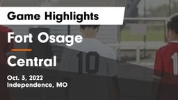 Fort Osage  vs Central  Game Highlights - Oct. 3, 2022