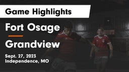 Fort Osage  vs Grandview  Game Highlights - Sept. 27, 2023