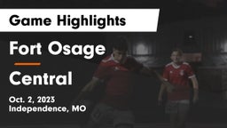 Fort Osage  vs Central  Game Highlights - Oct. 2, 2023