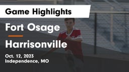 Fort Osage  vs Harrisonville  Game Highlights - Oct. 12, 2023