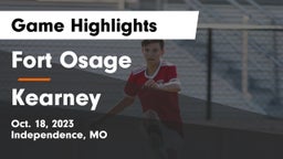 Fort Osage  vs Kearney  Game Highlights - Oct. 18, 2023